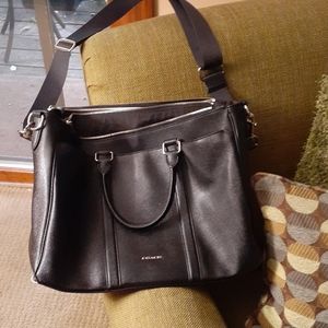 Mens' Briefcase with Shoulder Strap